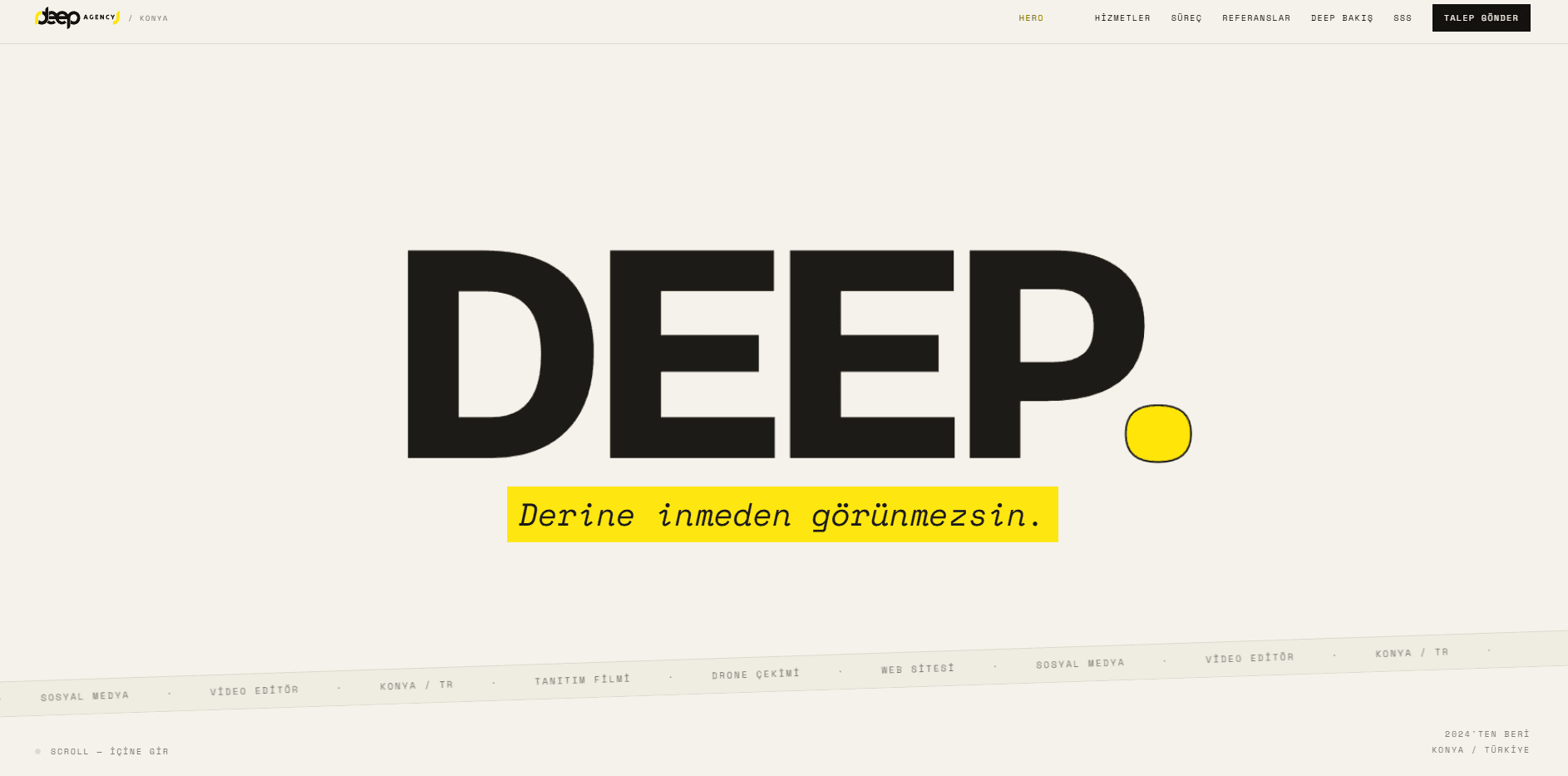 Deep Agency proje görseli
